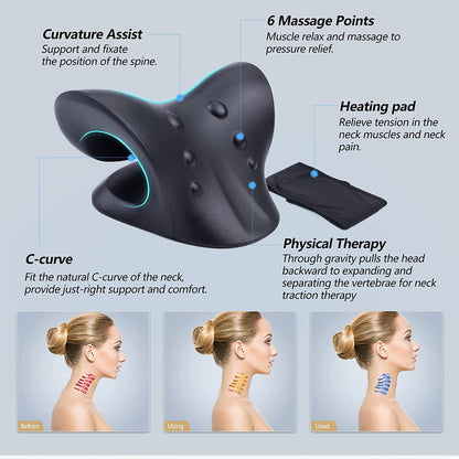 TheraNeck™ - Traction Massage Pillow with Heat Therapy