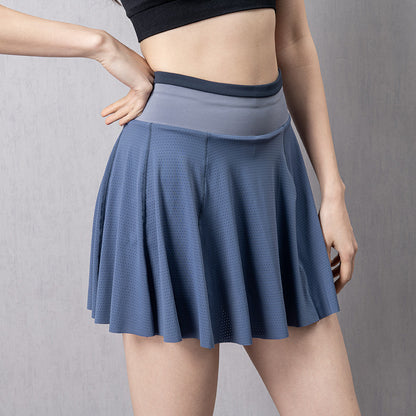 SkortFlex™: High-Waist Yoga & Tennis Skirt with Pocket