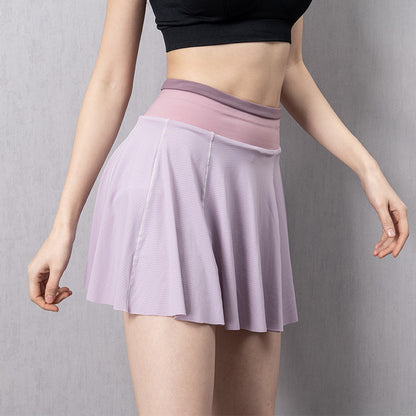 SkortFlex™: High-Waist Yoga & Tennis Skirt with Pocket