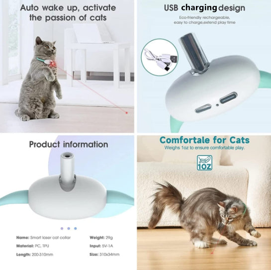 Automatic Smart Laser Cat Collar