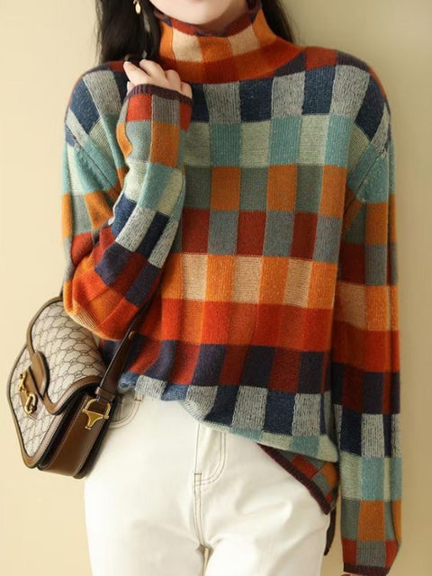 Elara™ | Colorful Cashmere Sweater