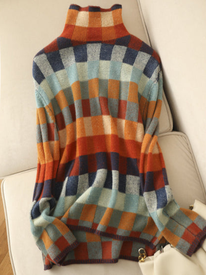 Elara™ | Colorful Cashmere Sweater