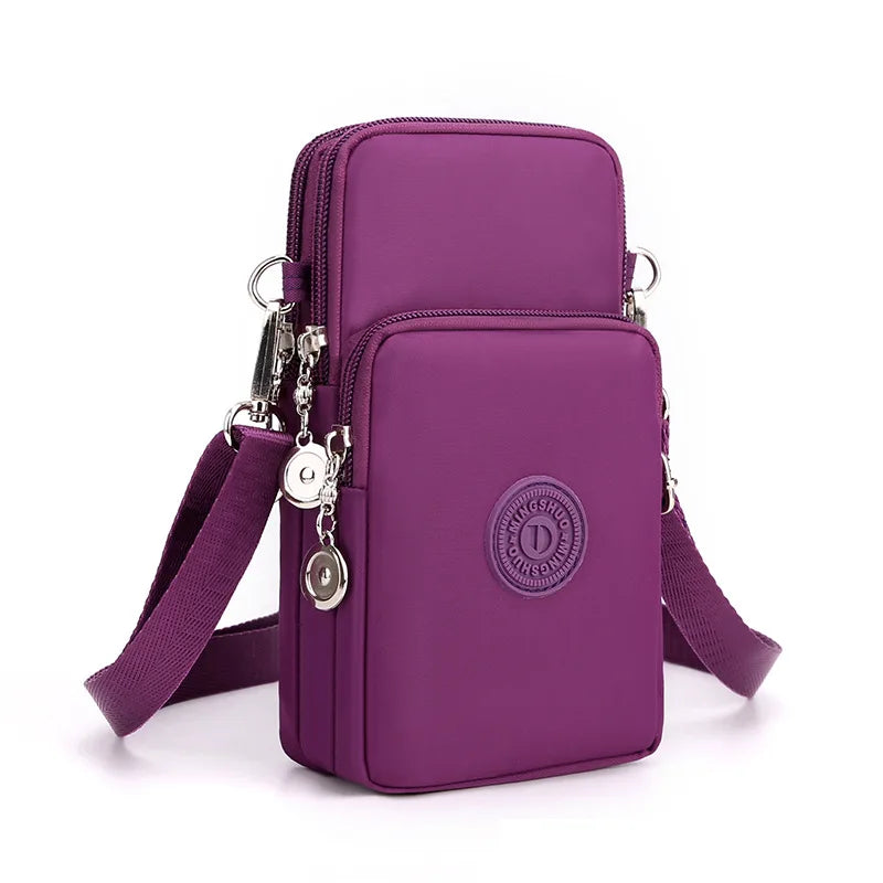 SwiftCarry™ Compact Travel Crossbody – Phone & Travel Wallet for Women