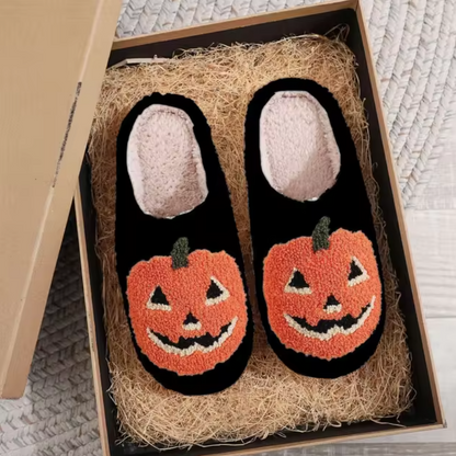 Spooky Comfort™ | Ghostly Cotton House Slippers