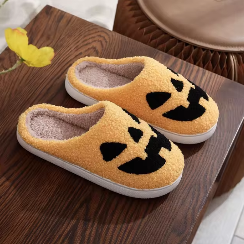 Spooky Comfort™ | Ghostly Cotton House Slippers