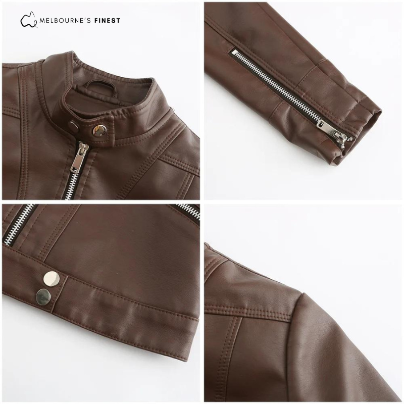 Lacey™ Elegant Leather Jacket