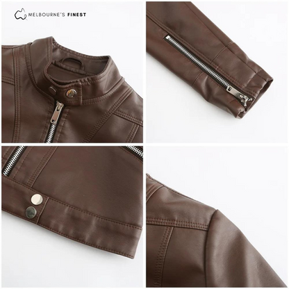 Lacey™ Elegant Leather Jacket