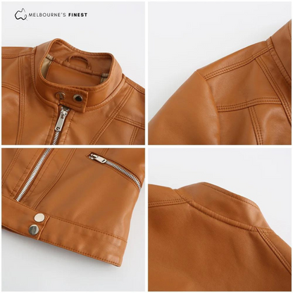 Lacey™ Elegant Leather Jacket