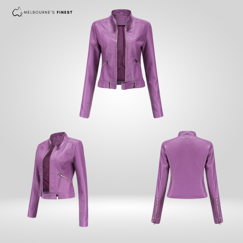 Lacey™ Elegant Leather Jacket