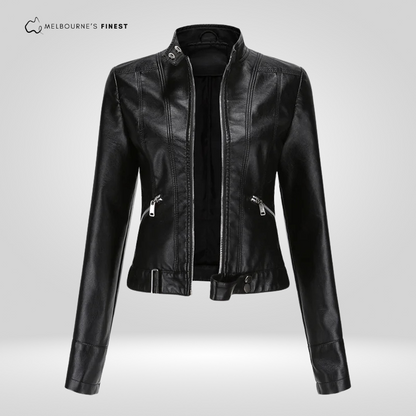 Lacey™ Elegant Leather Jacket