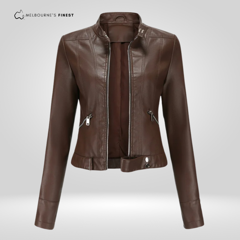 Lacey™ Elegant Leather Jacket