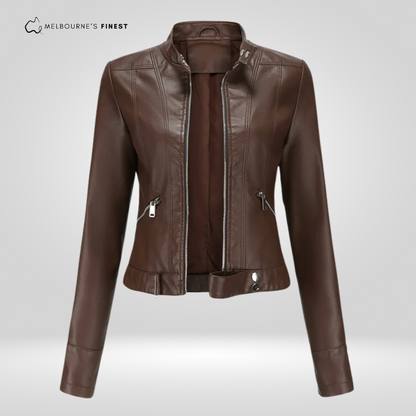 Lacey™ Elegant Leather Jacket