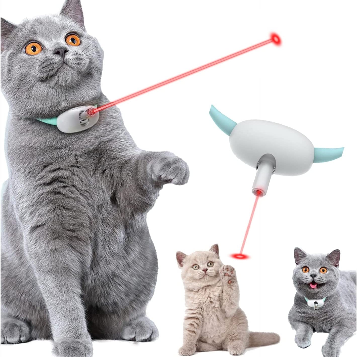 Automatic Smart Laser Cat Collar