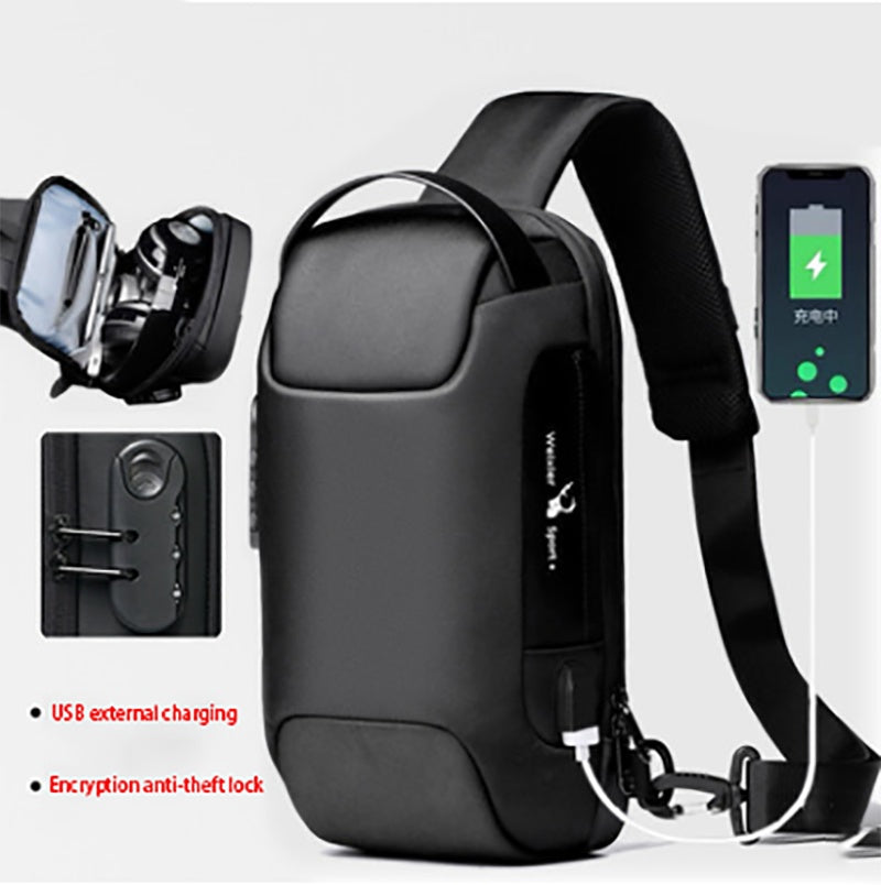 AquaGuard™ Anti-Theft Waterproof Sling Bag + Free LED Travel Light (50% OFF LAST DAY)