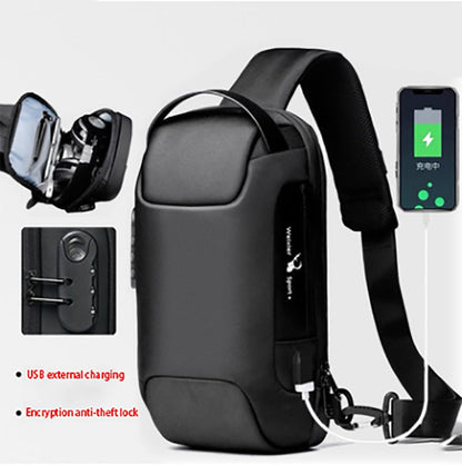 AquaGuard™ Anti-Theft Waterproof Sling Bag + Free LED Travel Light (50% OFF LAST DAY)